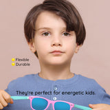 Ochelari de soare Techsuit Kids Polarized Sunglasses (D802), polarizati, UV400, negru