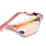 Techsuit Casual Waist Bag (CWB2), Transparent, cu Belt pentru Recreational Activity, Fitness, Albastru