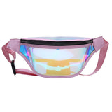 Techsuit Casual Waist Bag (CWB2), Transparent, cu Belt pentru Recreational Activity, Fitness, Albastru