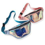 Techsuit Casual Waist Bag (CWB2), Transparent, cu Belt pentru Recreational Activity, Fitness, Albastru
