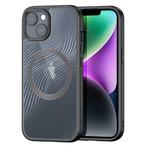 Husa pentru iPhone 15 Plus, Dux Ducis Aimo MagSafe Series, negru