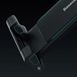 Suport auto Baseus JoyRide Pro (SUTQ000001), pentru Phone/Tablet, Headrest Installation, Silicon Pads, 360°, Pliabil, negru