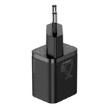 Incarcator retea Baseus Super Si (Tzccsup-L01), Type-C Cable Included, USB-C, PD25W, 3A, 1m, negru
