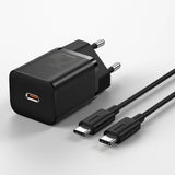 Incarcator retea Baseus Super Si (Tzccsup-L01), Type-C Cable Included, USB-C, PD25W, 3A, 1m, negru