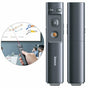 Baseus Wireless Laser Pointer (Acfyb-0G), cu Telecomanda Infrared System, pentru Windows/mac, Magnet Design, Gri
