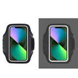 Techsuit Sports Armband (TH20), cu Velcro, pentru Phones, max 6.8, Albastru