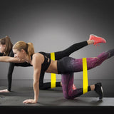 Techsuit (5 pack) Exercice Elastic Resistance Bands (TS-01), pentru Home Training, Yoga, Fitness, Pilates, Multicolor