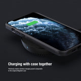 Husa Nillkin compatibila cu iPhone 15 Pro Max, Anti-amprenta, PC + TPU, Negru