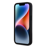 Husa Karl Lagerfeld compatibila cu iPhone 14 Pro, TPU, piele ecologica Saffiano, Negru