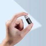 Adaptor Baseus OTG Adapter Ingenuity Series (ZJJQ000101), USB 3.1 to Type-C, Aluminium Alloy, 10Gbps, Negru