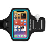 Techsuit Sports Armband (TH20), cu Velcro, pentru Phones, max 6.8, Albastru