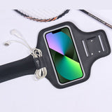 Techsuit Sports Armband (TH20), cu Velcro, pentru Phones, max 6.8, Albastru