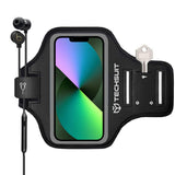Techsuit Sports Armband (TH20), cu Velcro, pentru Phones, max 6.8, Albastru