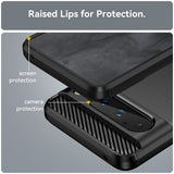 Husa pentru Google Pixel 8 Pro, Techsuit Carbon Silicone, albastru