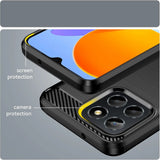 Husa pentru Honor X6, Techsuit Carbon Silicone, albastru