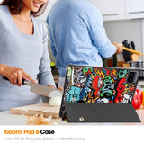 Husa tableta pentru Xiaomi Pad 6, Techsuit FoldPro, Butterfly
