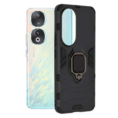 Husa pentru Honor 90, Techsuit Silicone Shield, negru