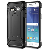 Husa pentru Samsung Galaxy J5 SM-J500, Techsuit Hybrid Armor, negru