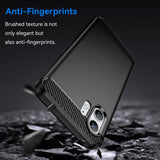 Husa pentru Nothing Phone (2), Techsuit Carbon Silicone, negru
