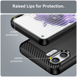 Husa pentru Nothing Phone (2), Techsuit Carbon Silicone, negru