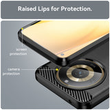 Husa pentru Realme 11, Techsuit Carbon Silicone, negru