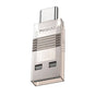 Cititor de carduri Yesido Card Reader (GS21), USB to Type-C, TF Card, 480Mbps, transparenta