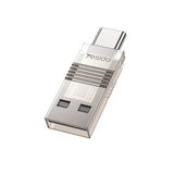 Cititor de carduri Yesido Card Reader (GS21), USB to Type-C, TF Card, 480Mbps, transparenta