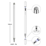 Stylus pen Yesido Stylus pen (ST02), Passive, Capacitive, pentru Phone, Tablet, Android si iOS Compatible, alb