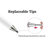 Stylus pen Yesido Stylus pen (ST03), Aliaj aluminiu, Android, iOS, Microsoft, alb