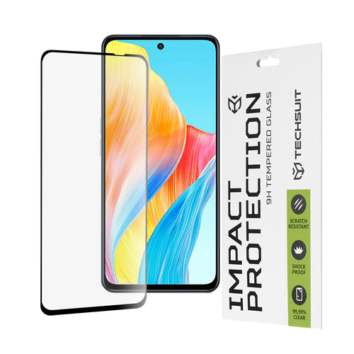 Folie de protectie pentru OPPO A98 5G, Techsuit 111D Full Cover / Full Glue Glass