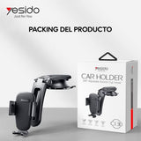 Suport auto Yesido Suport auto (C130), Gravity Prindere pentru Bord, Reglabil Suction Suport pahar, negru