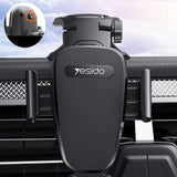 Suport auto Yesido Suport auto (C130), Gravity Prindere pentru Bord, Reglabil Suction Suport pahar, negru