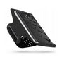 Techsuit Sports Armband (TH10), cu Casti Cablu Clips, pentru Telefoane, max 7, Negru / Gri