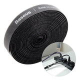 Organizator de Cabluri Baseus (Acmgt-F01), 3M Velcro Adhesive Tape, Extra Strong, 3meters, Width 14mm, Indoor/outdoor Use