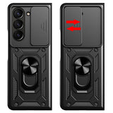 Husa pentru Samsung Galaxy Z Fold5, Techsuit CamShield Series, albastru