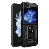 Husa pentru Samsung Galaxy Z Flip5, Techsuit CamShield Series, albastru