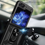 Husa pentru Samsung Galaxy Z Flip5, Techsuit CamShield Series, albastru