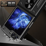 Husa pentru Samsung Galaxy Z Flip5, Techsuit CamShield Series, albastru