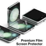 Folie de protectie pentru Samsung Galaxy Z Flip5, Ringke Dual Easy Full (2 pack)