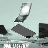 Folie de protectie pentru Samsung Galaxy Z Flip5, Ringke Dual Easy Full (2 pack)