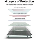 Folie de protectie pentru Samsung Galaxy Z Flip5, Ringke Dual Easy Full (2 pack)