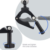 Techsuit Sports Camera Riding Mount (JX-008), GoPro Compatible, Aluminium Alloy, Gri