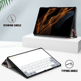 Husa tableta pentru Samsung Galaxy Tab S9, Techsuit FoldPro, Butterfly