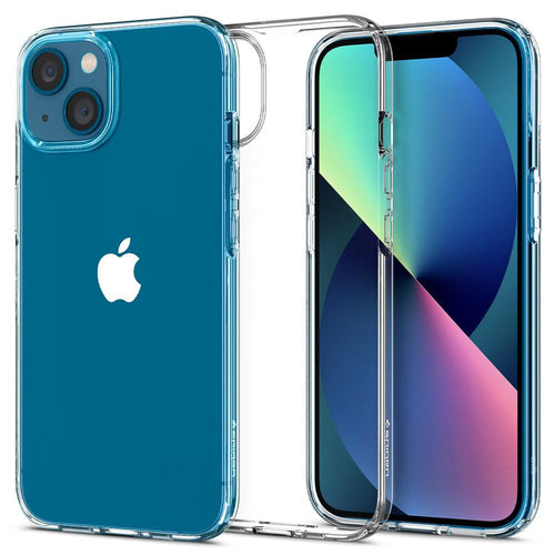 Husa pentru iPhone 13, Spigen Liquid Crystal (ACS03515), transparenta