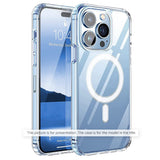 Husă pentru iPhone 17 Pro / iPhone 18 Pro, Techsuit MagSafe Pro, Transparentă