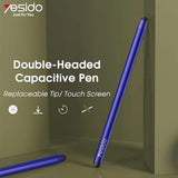 Stylus pen Yesido Stylus pen (ST01), Aliaj aluminiu, Android, iOS, Microsoft, alb