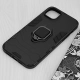 Husa pentru iPhone 15 Plus, Techsuit Silicone Shield, negru