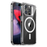 Husa pentru iPhone 15 Pro, ESR Classic Hybrid HaloLock Kickstand, gri