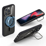 Husa pentru iPhone 15 Pro, ESR Classic Hybrid HaloLock Kickstand, gri