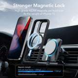 Husa pentru iPhone 15 Pro, ESR Classic Hybrid HaloLock Kickstand, gri